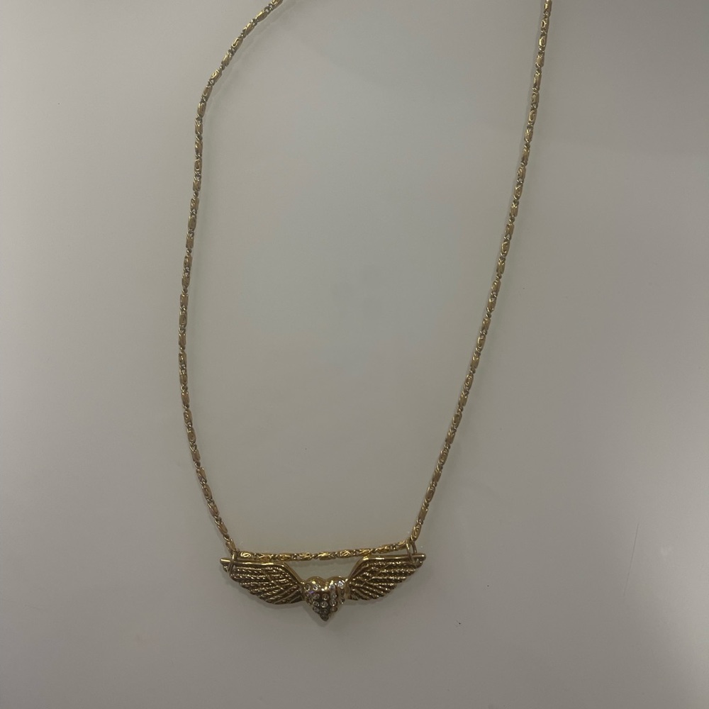 Vanessa Mooney Gold Winged Necklace